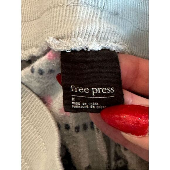 Free Press soft waffle weave pajama pants size medium - Picture 2 of 3